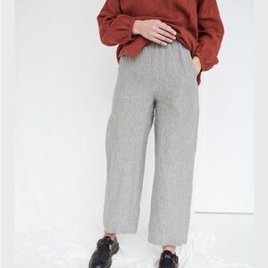 Ocean linen trousers by Linenfox, xxs/24”